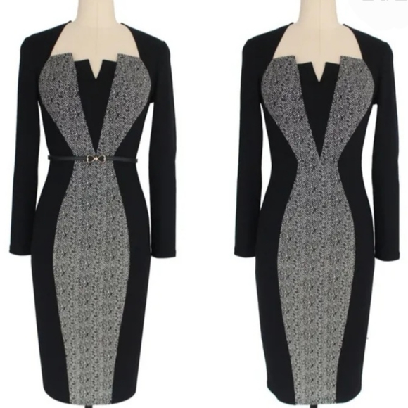 See New listing Patchwork Business LS Bod ycon Pencil SheathD - Picture 2 of 15